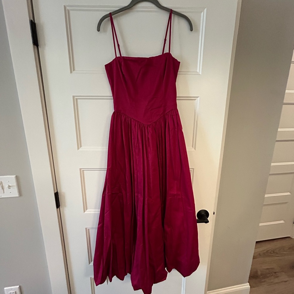 Abercrombie & Fitch Pink Midi Dress